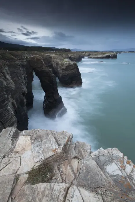 Framed Print : Beach of the Cathedrals, Ribadeo, Lugo, Galicia, Spain, Europe Framed Print : Beach of the Cathedrals, Ribadeo, Lugo, Galicia, Spain, Europe