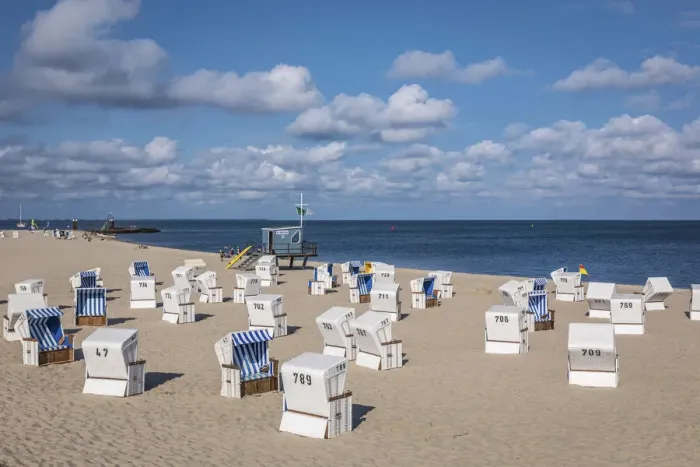 Framed Print : Beach chairs on the beach at Hoernum, Sylt, Schleswig-Holstein, Germany Framed Print : Beach chairs on the beach at Hoernum, Sylt, Schleswig-Holstein, Germany