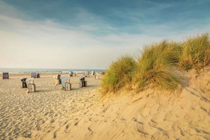 Framed Print : Beach chairs on the northern beach of Norderney, East Frisian Islands, East Frisia, Lower Saxony, Germany Framed Print : Beach chairs on the northern beach of Norderney, East Frisian Islands, East Frisia, Lower Saxony, Germany