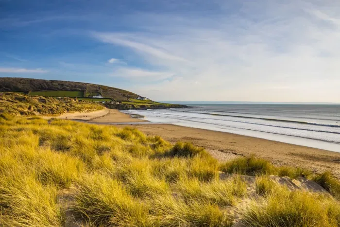Framed Print : Beach at Croyde, Devon, England, UK