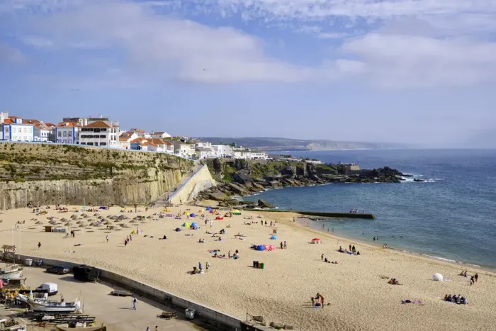 Framed Print : The beach of Ericeira. Portugal Framed Print : The beach of Ericeira. Portugal