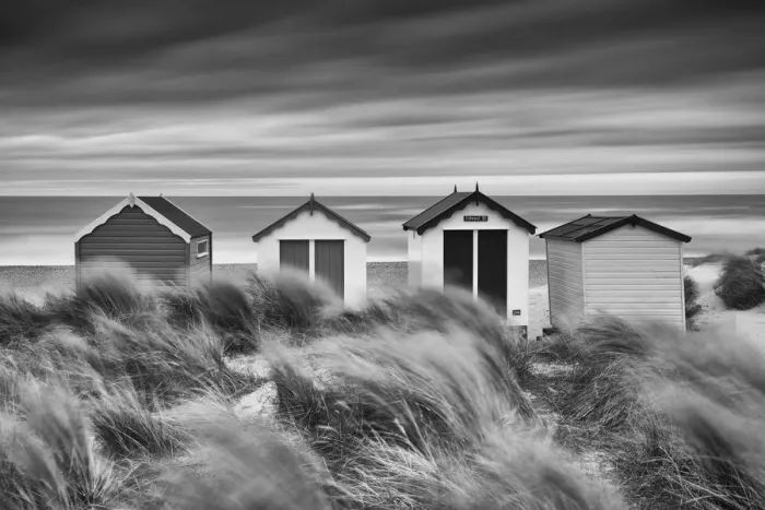 Framed Print : Beach Huts, Southwold, Suffolk, England