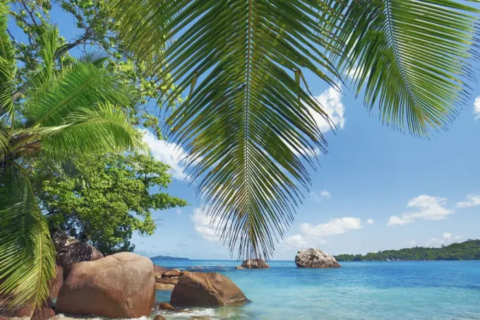 Framed Print : Beach impression at Anse Lazio - Seychelles, Praslin, Anse Lazio - Indian Ocean Framed Print : Beach impression at Anse Lazio - Seychelles, Praslin, Anse Lazio - Indian Ocean