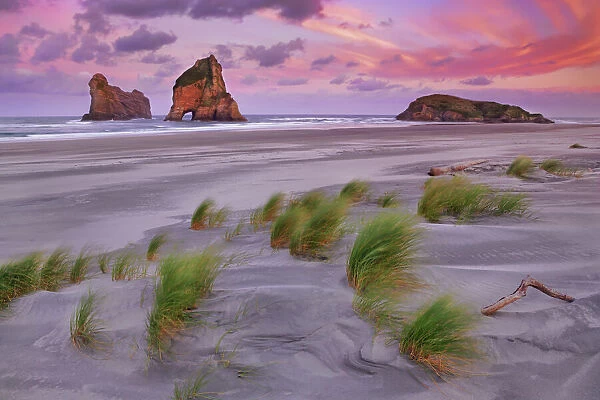 Beach impression Archway Islands - New Zealand, South Island, Tasman, Golden Bay, Puponga