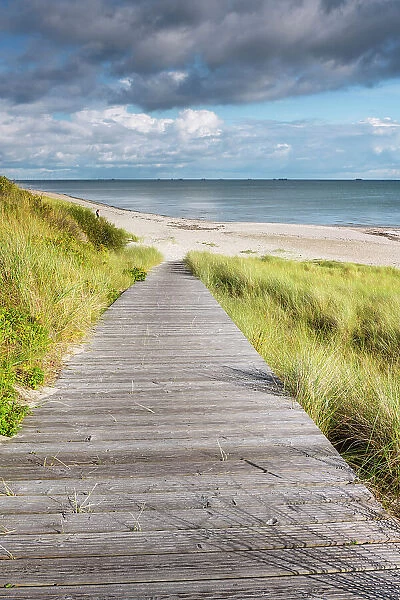 Beach near Nieblum, Fohr Island, North Sea, North Frisian Islands, Schleswig-Holstein Wadden Sea National Park, North Frisia, Schleswig-Holstein, Germany, Europe