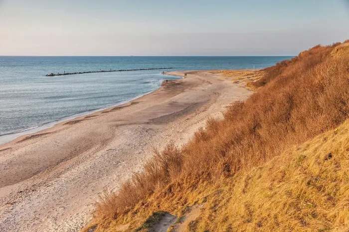 Framed Print : Beach section on the cliff in Ahrenshoop, Mecklenburg-Western Pomerania, Baltic Sea, Northern Germany, Germany Framed Print : Beach section on the cliff in Ahrenshoop, Mecklenburg-Western Pomerania, Baltic Sea, Northern Germany, Germany