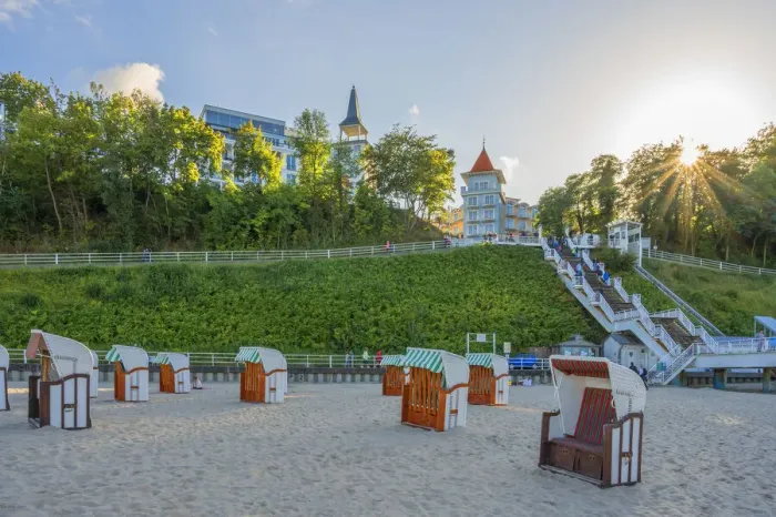 Framed Print : Beach of Sellin, Rugen, Germany Framed Print : Beach of Sellin, Rugen, Germany