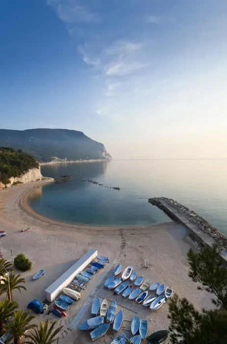 Framed Print : Beach, Sirolo, Marche, Italy Framed Print : Beach, Sirolo, Marche, Italy