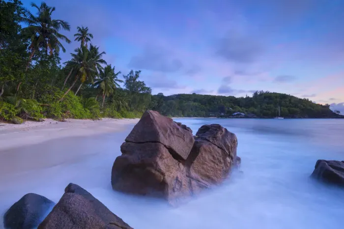 Framed Print : Beach in southern Mahe, Seychelles Framed Print : Beach in southern Mahe, Seychelles