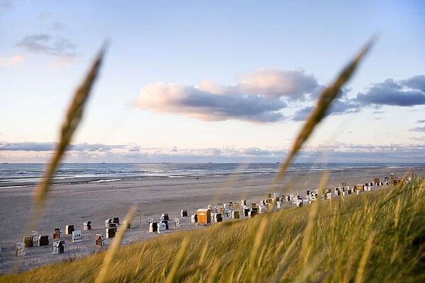 Beach, Spiekeroog Island, East Frisian Islands, East Friesland, Lower Saxony, Germany