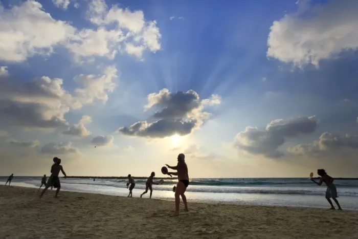 Framed Print : Beach, Tel Aviv, Israel Framed Print : Beach, Tel Aviv, Israel
