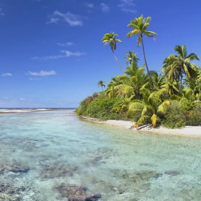 Framed Print : Beach at Tetamanu, Fakarava, Tuamotu Islands, French Polynesia