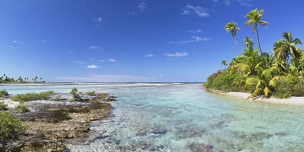 Beach at Tetamanu, Fakarava, Tuamotu Islands, French Polynesia