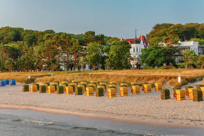 Framed Print : Beach and traditional houses, Binz, Rugen Island, Baltic Sea, Mecklenburg-Western Pomerania, Germany Framed Print : Beach and traditional houses, Binz, Rugen Island, Baltic Sea, Mecklenburg-Western Pomerania, Germany