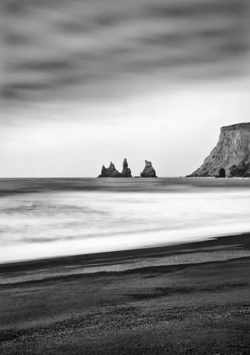 Framed Print : Beach at Vik, Iceland Framed Print : Beach at Vik, Iceland