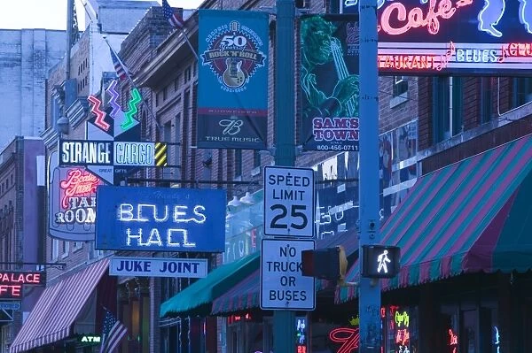 Beale Street Entertainment Area, Memphis, Tennessee, USA