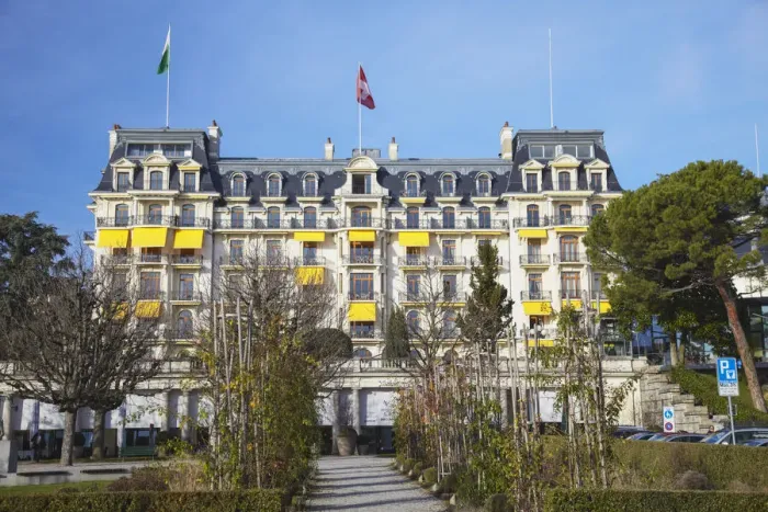 Framed Print : Beau-Rivage Palace Hotel, Ouchy, Lausanne, Vaud, Switzerland Framed Print : Beau-Rivage Palace Hotel, Ouchy, Lausanne, Vaud, Switzerland