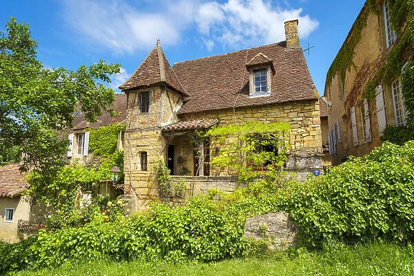Beautiful old stone house on Rue Montaigne, Sarlat-la-Cana da, Dordogne Department