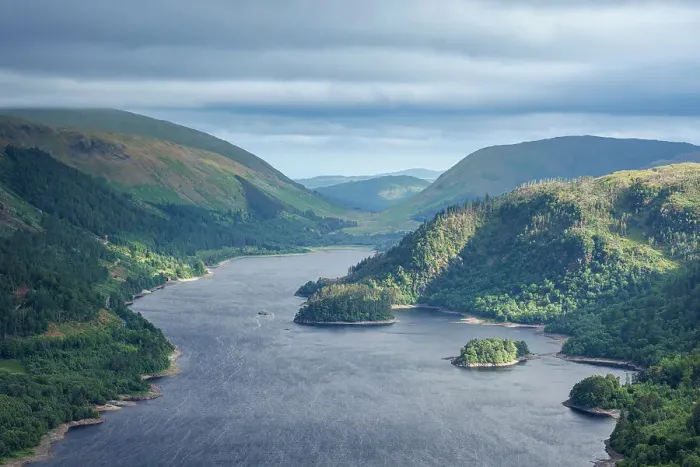 Framed Print : Beautiful view over Thirlmere Reservoir, the Lake District, England Framed Print : Beautiful view over Thirlmere Reservoir, the Lake District, England
