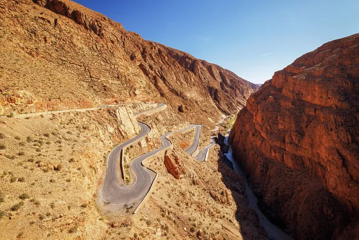 Framed Print : Beautiful winding road, Dades Gorge, Tinghir Province, Boumalne Dades, Morocco Framed Print : Beautiful winding road, Dades Gorge, Tinghir Province, Boumalne Dades, Morocco