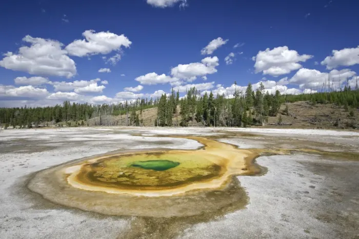 Framed Print : Beauty Pool, Yellowstone National Park, Wyoming, USA