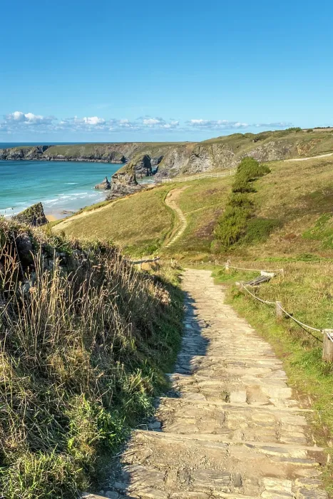 Framed Print : Bedruthan Steps, Cornwall, England, UK Framed Print : Bedruthan Steps, Cornwall, England, UK