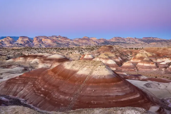 Framed Print : Beehives formations against purple sky at dawn, Utah, Western United States, USA Framed Print : Beehives formations against purple sky at dawn, Utah, Western United States, USA