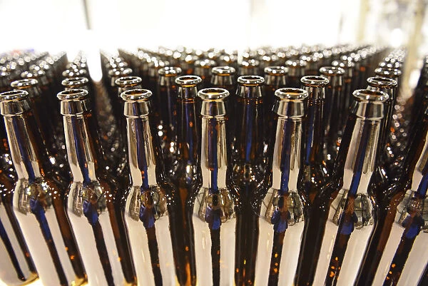 Beer bottles in Brewery Kaldi, Arskogssandur, Iceland