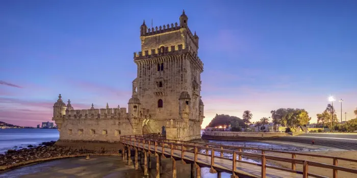 Framed Print : Belem Tower at dusk, Lisbon, Portugal Framed Print : Belem Tower at dusk, Lisbon, Portugal
