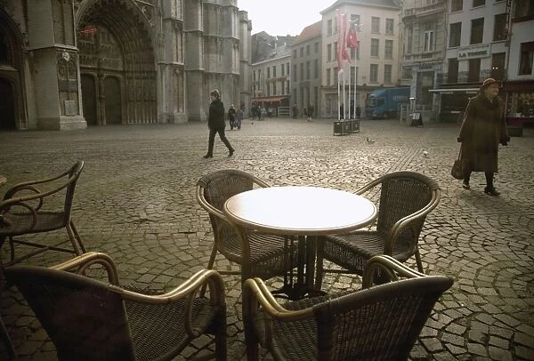 Belgium, Flanders, Antwerp; In one of the Historical Centres main square