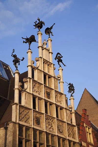 Belgium, Ghent, Building Facade