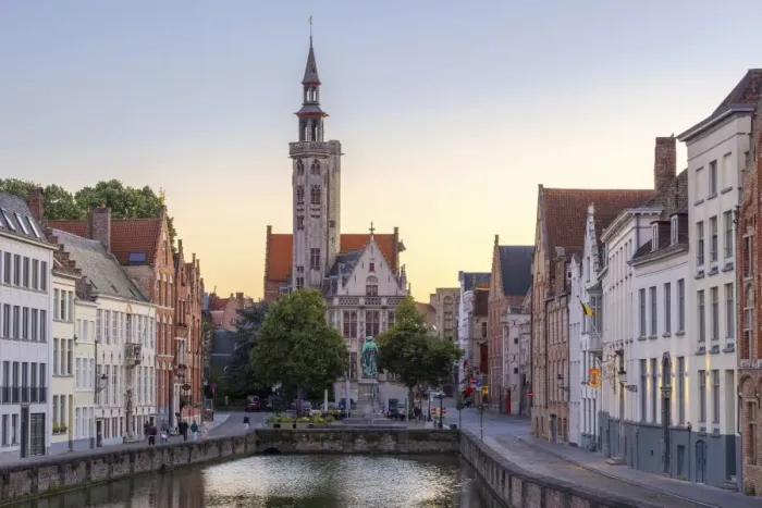 Framed Print : Belgium, West Flanders (Vlaanderen), Bruges (Brugge). The Burghers Lodge (Poortersloge) Framed Print : Belgium, West Flanders (Vlaanderen), Bruges (Brugge). The Burghers Lodge (Poortersloge)