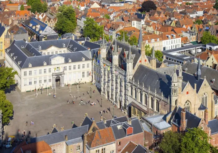 Framed Print : Belgium, West Flanders (Vlaanderen), Bruges (Brugge)