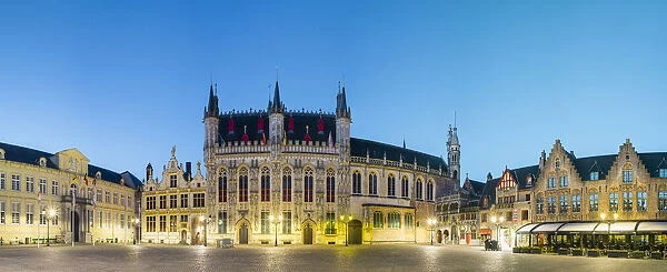 Belgium, West Flanders (Vlaanderen), Bruges (Brugge). Stadhuis van Brugge city hall