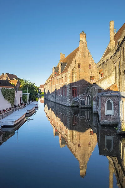 Belgium, West Flanders (Vlaanderen), Bruges (Brugge). Historic Sint-Janshospitaal (St