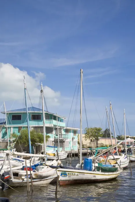 Framed Print : Belize, Belize City, Belize Harbour Framed Print : Belize, Belize City, Belize Harbour