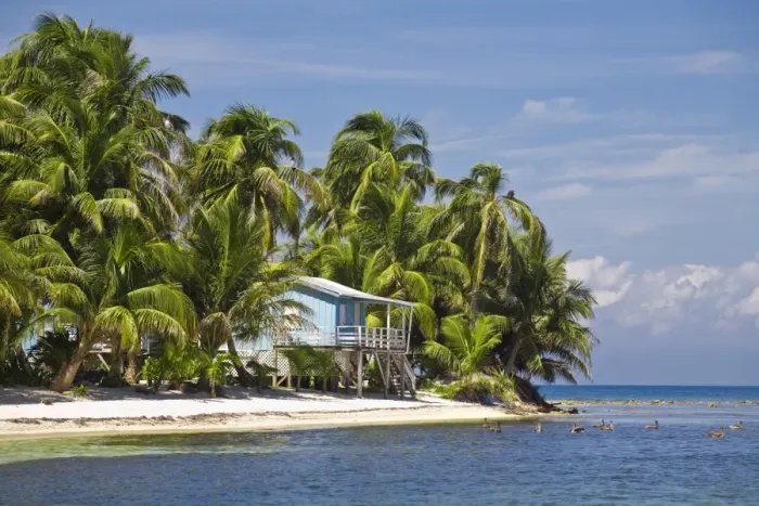 Framed Print : Belize, Ranguana Caye Framed Print : Belize, Ranguana Caye