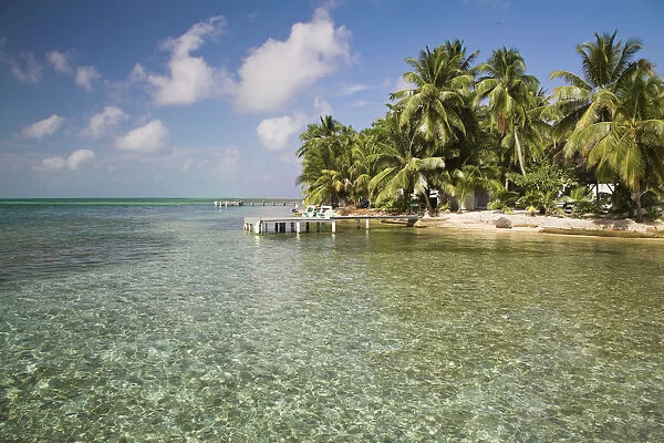 Belize, Tobaco Caye, Beach