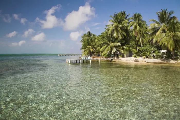 Framed Print : Belize, Tobaco Caye, Beach Framed Print : Belize, Tobaco Caye, Beach