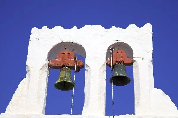 Bell Tower, Chora, Patmos, Dodecanese, Greek Islands, Greece, Europe