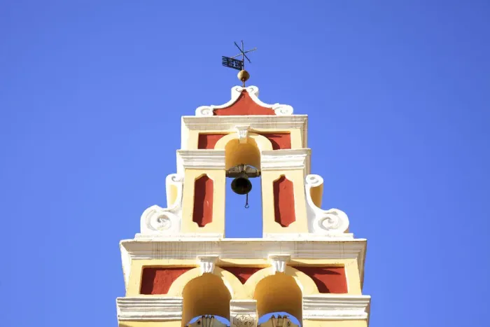 Framed Print : Bell Tower, Corfu Old Town, Corfu, The Ionian Islands, Greek Islands, Greece, Europe Framed Print : Bell Tower, Corfu Old Town, Corfu, The Ionian Islands, Greek Islands, Greece, Europe