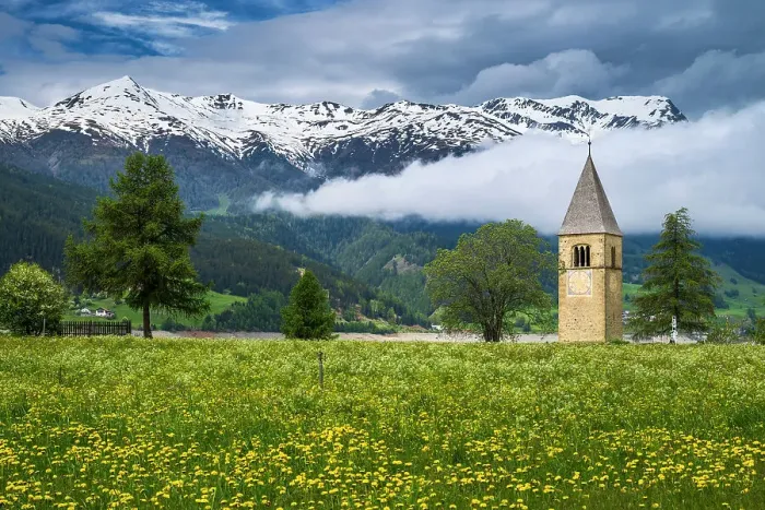Framed Print : Bell tower emerging from Lake Reschen (Lago di Resia), Graun im Vinschgau-Curon Venosta, Alto Adige-South Tyrol, Italy Framed Print : Bell tower emerging from Lake Reschen (Lago di Resia), Graun im Vinschgau-Curon Venosta, Alto Adige-South Tyrol, Italy