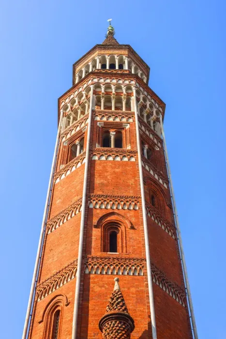 Framed Print : Bell Tower in Saint Gottardo in Corte, Milan, Lombardy, Italy Framed Print : Bell Tower in Saint Gottardo in Corte, Milan, Lombardy, Italy