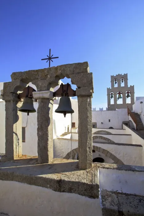 Framed Print : The Bell Towers At The Monastery Of St. John At Chora, Patmos, Dodecanese, Greek Islands Framed Print : The Bell Towers At The Monastery Of St. John At Chora, Patmos, Dodecanese, Greek Islands
