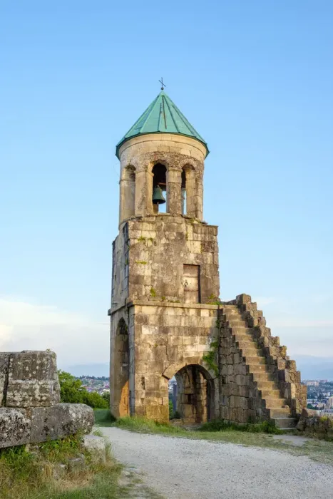 Framed Print : Belltower of Bagrati Cathedral, Kutaisi, Imereti region, Georgia