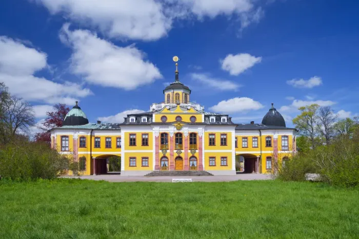 Framed Print : Belvedere Palace with the castle garden in Weimar, UNESCO World Cultural Heritage Site Framed Print : Belvedere Palace with the castle garden in Weimar, UNESCO World Cultural Heritage Site