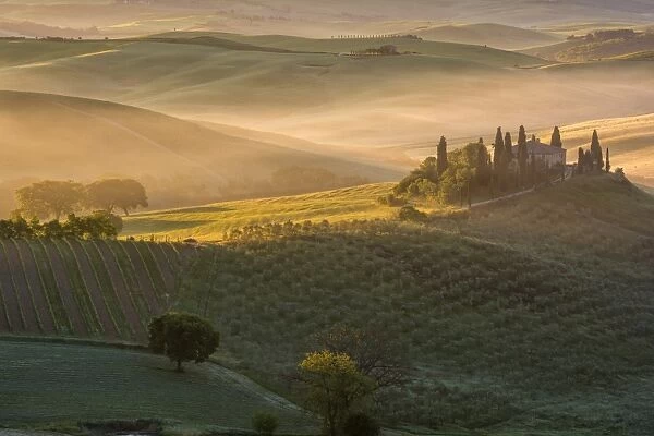 The Belvedere at San Quirico d Orcia. Tuscany Italy