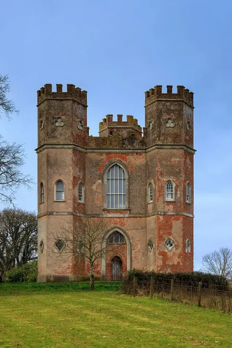 Framed Print : The Belvedere Tower, Powderham, Devon, England Framed Print : The Belvedere Tower, Powderham, Devon, England