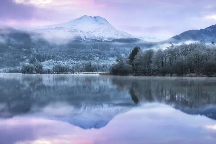 Framed Print : Ben Lomond at sunset reflected in Loch Ard, Loch Lommond and the Trossachs National Park, Stirlingshire, Scotland, UK, December 2024 Framed Print : Ben Lomond at sunset reflected in Loch Ard, Loch Lommond and the Trossachs National Park, Stirlingshire, Scotland, UK, December 2024