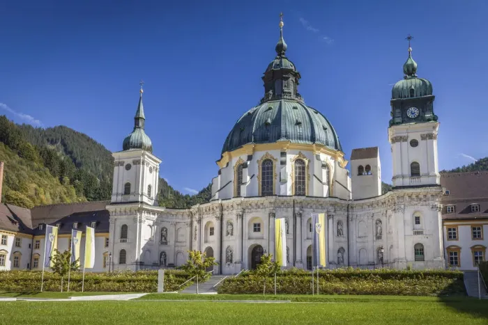 Framed Print : Benedictine Abbey Ettal, Upper Bavaria, Allgaeu, Bavaria, Germany Framed Print : Benedictine Abbey Ettal, Upper Bavaria, Allgaeu, Bavaria, Germany